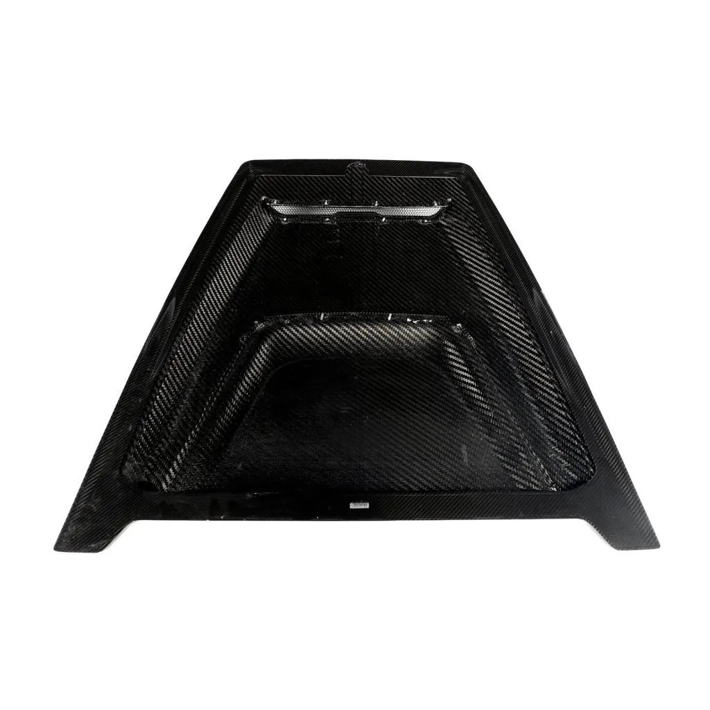 MERCEDES G CLASS W464 CARBON FIBER BONNET/HOOD SCOOP CENTER TRIM — image 9 of 16