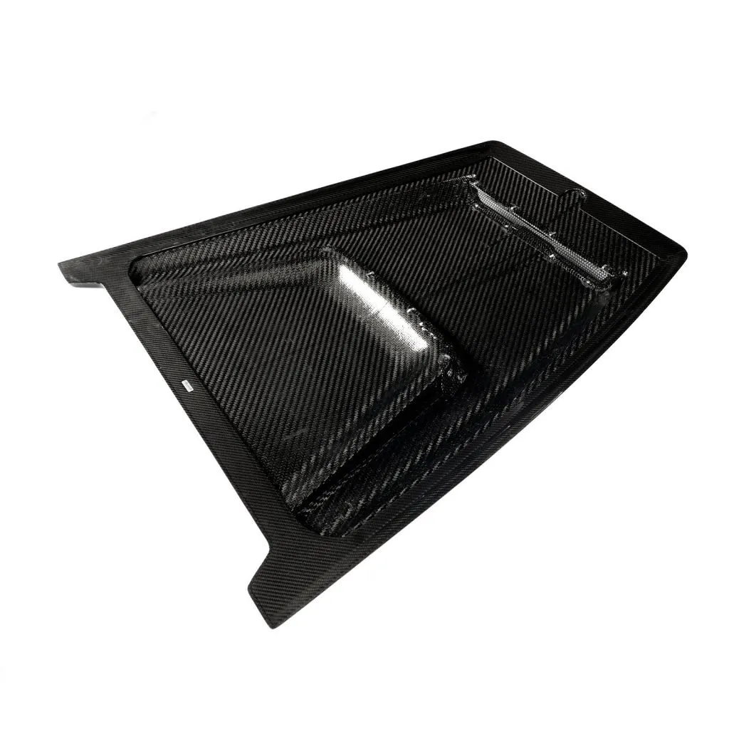 MERCEDES G CLASS W464 CARBON FIBER BONNET/HOOD SCOOP CENTER TRIM — image 10 of 16