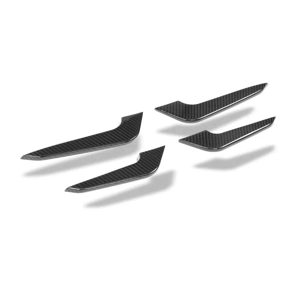 AUDI RS3 8Y PRE-FACELIFT CARBON FIBER FRONT BUMPER CANARDS — image 6 of 16