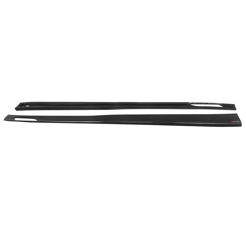 BMW G90/G99 M5 SQ-A Style Dry Carbon Fiber Side Skirt — image 4 of 6