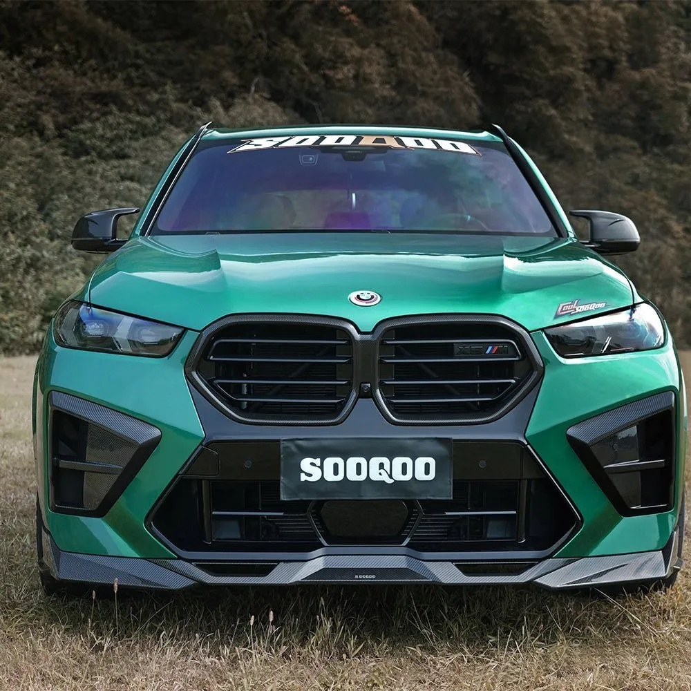 BMW X5M F95 LCI Sooqoo Dry Carbon Fiber Front Lip — image 5 of 14