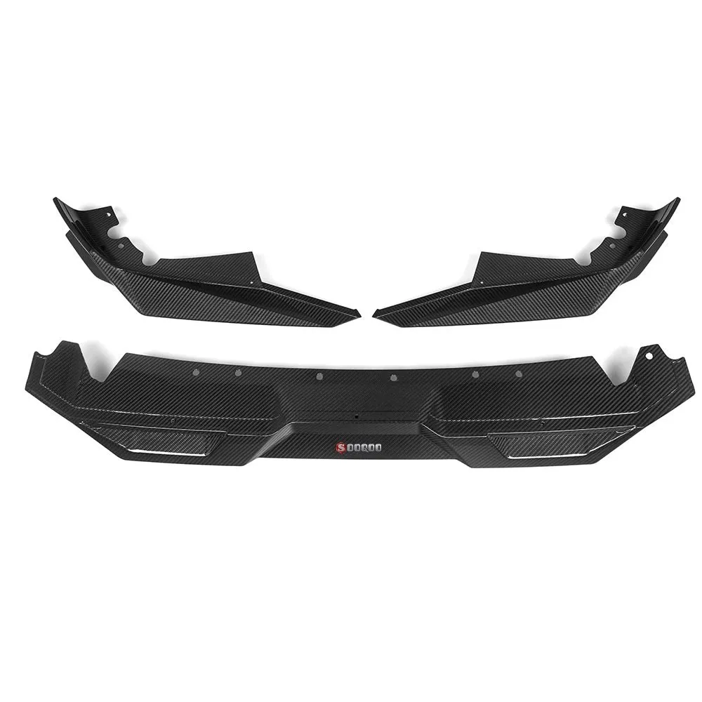 BMW X5M F95 LCI Sooqoo Dry Carbon Fiber Front Lip — image 8 of 14