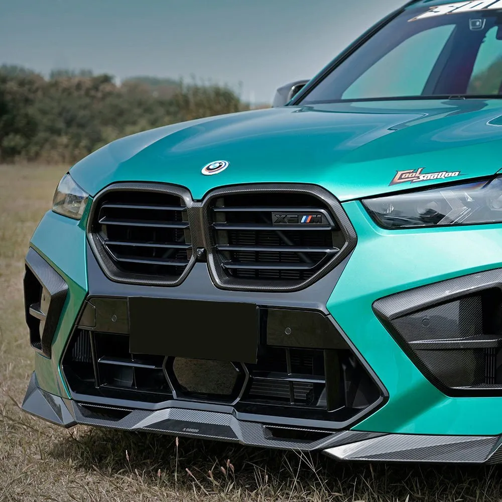 BMW X5M F95 LCI Sooqoo Dry Carbon Fiber Front Lip — image 10 of 14