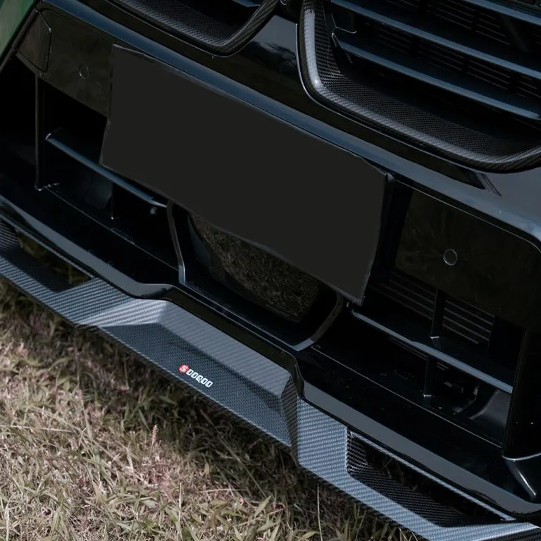 BMW X5M F95 LCI Sooqoo Dry Carbon Fiber Front Lip – another view