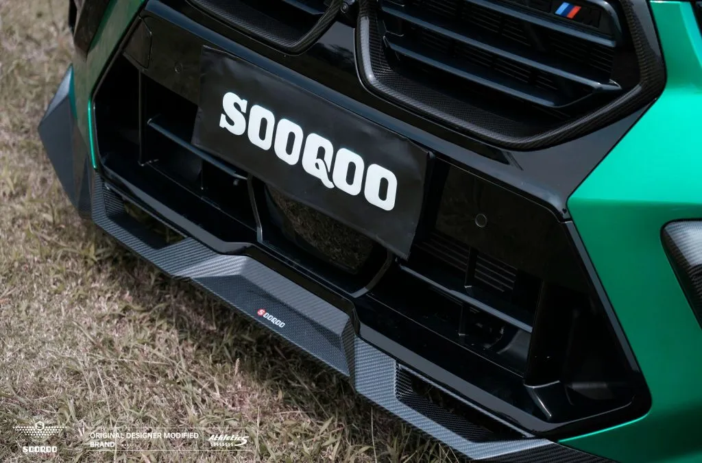 BMW X5M F95 LCI Sooqoo Dry Carbon Fiber Front Lip — image 13 of 14