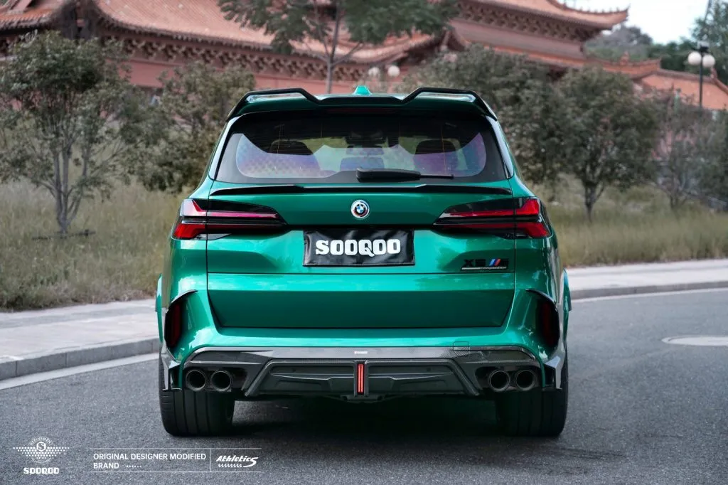 BMW X5M F95 LCI Sooqoo Dry Carbon Fiber Front Lip — image 12 of 14