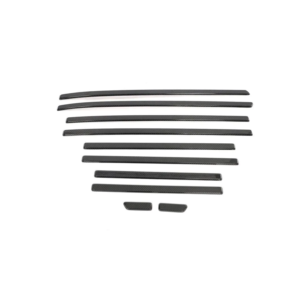 MERCEDES G CLASS W464 CARBON FIBER SIDE TRIM MOULDING COVERS PRE-FACELIFT — image 2 of 9