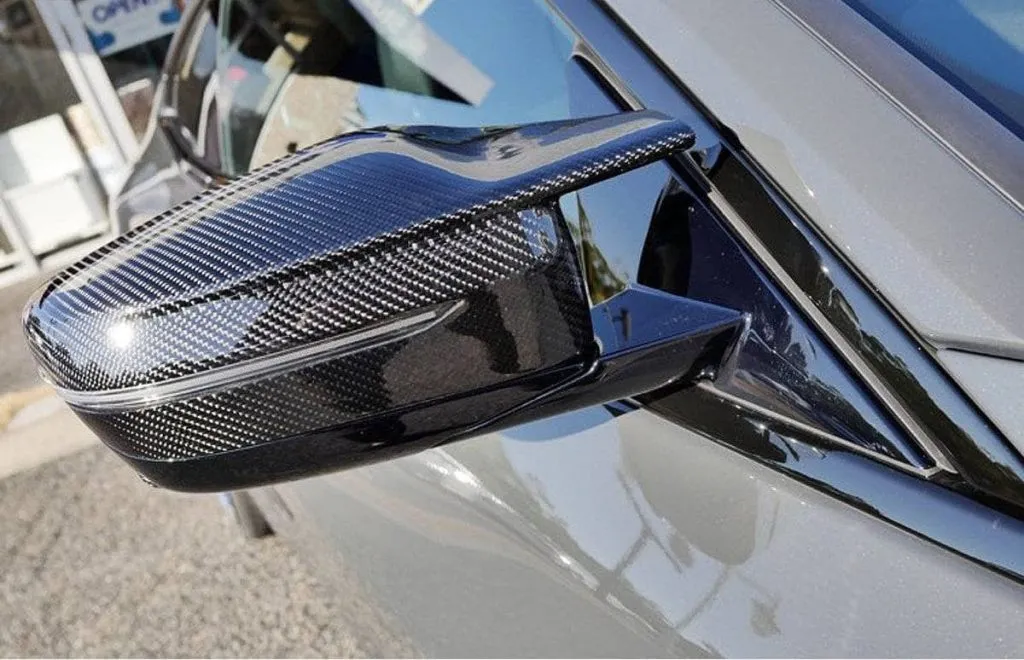 G8X Style M-Inspired Version II Dry Carbon Mirror Covers - BMW G20 3-Series | G22/ G26 4-Series — image 9 of 17