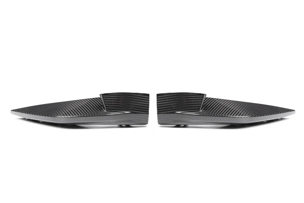 BMW G80 M3 / G82 M4 OEM Style Pre-Preg Dry Carbon Fiber Front Splitter corner replacement — image 2 of 28