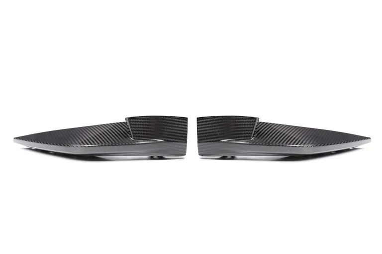 BMW G80 M3 / G82 M4 OEM Style Pre-Preg Dry Carbon Fiber Front Splitter corner replacement – another view