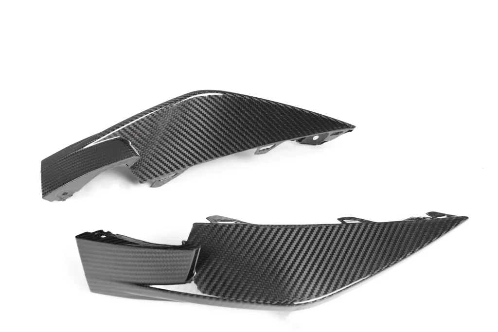 BMW G80 M3 / G82 M4 OEM Style Pre-Preg Dry Carbon Fiber Front Splitter corner replacement — image 3 of 28