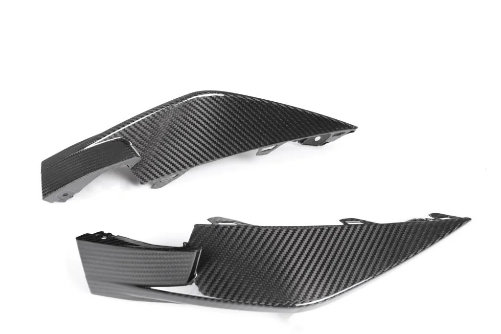 BMW G80 M3 / G82 M4 OEM Style Pre-Preg Dry Carbon Fiber Front Splitter corner replacement — image 16 of 28