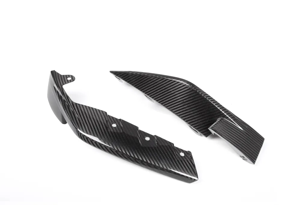 BMW G80 M3 / G82 M4 OEM Style Pre-Preg Dry Carbon Fiber Front Splitter corner replacement — image 4 of 28