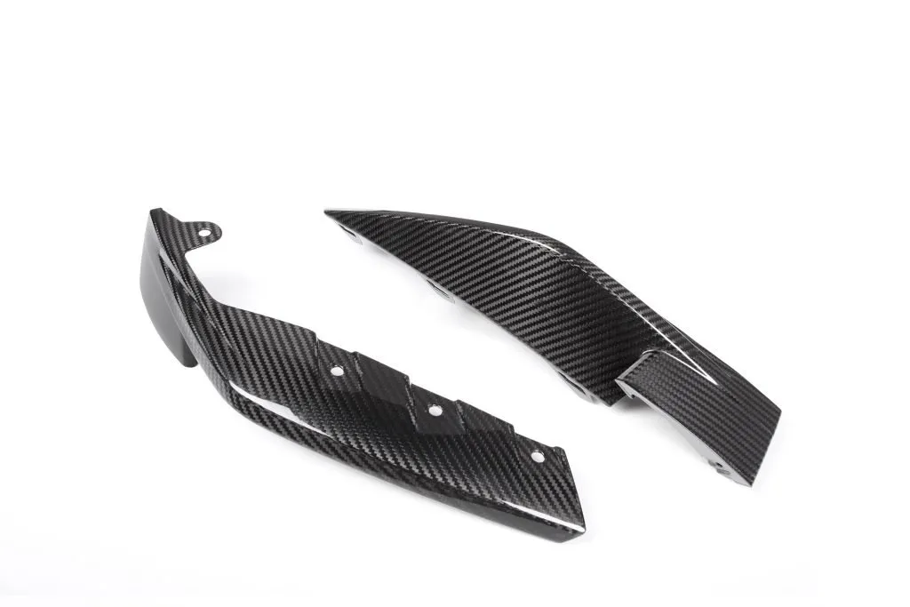 BMW G80 M3 / G82 M4 OEM Style Pre-Preg Dry Carbon Fiber Front Splitter corner replacement — image 17 of 28