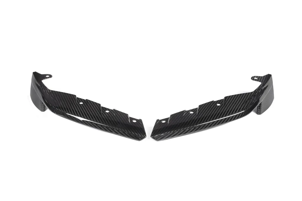 BMW G80 M3 / G82 M4 OEM Style Pre-Preg Dry Carbon Fiber Front Splitter corner replacement — image 5 of 28