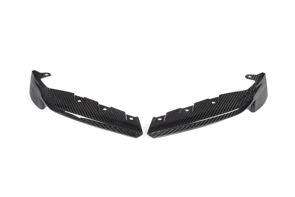 BMW G80 M3 / G82 M4 OEM Style Pre-Preg Dry Carbon Fiber Front Splitter corner replacement — image 18 of 28