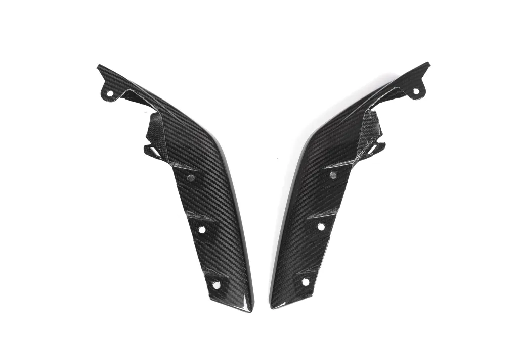 BMW G80 M3 / G82 M4 OEM Style Pre-Preg Dry Carbon Fiber Front Splitter corner replacement — image 6 of 28