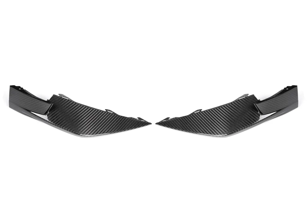 BMW G80 M3 / G82 M4 OEM Style Pre-Preg Dry Carbon Fiber Front Splitter corner replacement — image 9 of 28