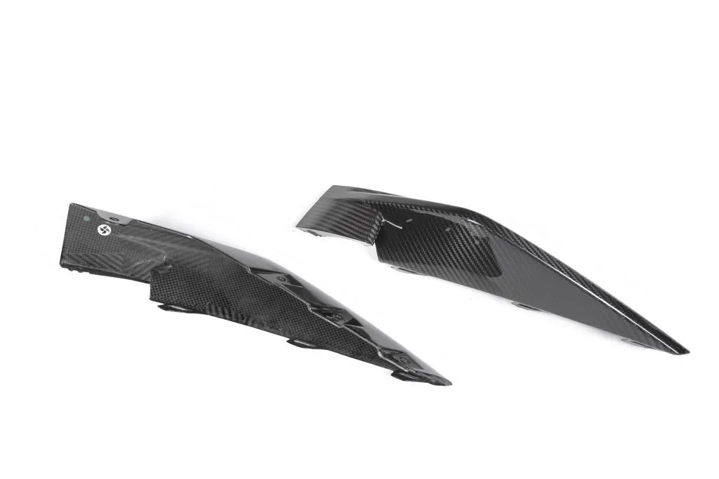 BMW G80 M3 / G82 M4 OEM Style Pre-Preg Dry Carbon Fiber Front Splitter corner replacement — image 23 of 28