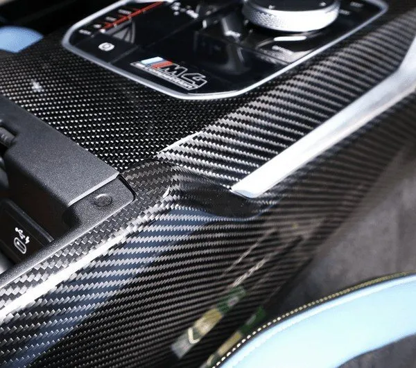 BMW G20 G22 LCI Carbon Fiber Center Console Cover – another view