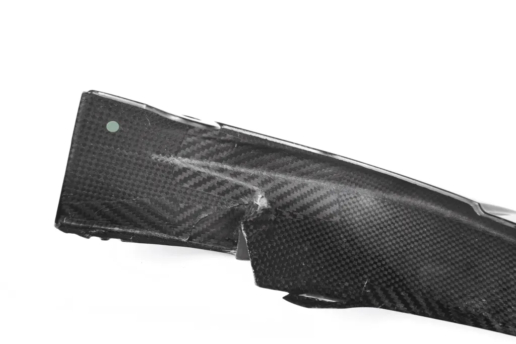 BMW G80 M3 / G82 M4 OEM Style Pre-Preg Dry Carbon Fiber Front Splitter corner replacement — image 13 of 28