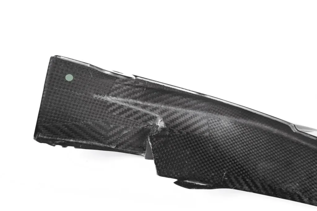 BMW G80 M3 / G82 M4 OEM Style Pre-Preg Dry Carbon Fiber Front Splitter corner replacement — image 26 of 28