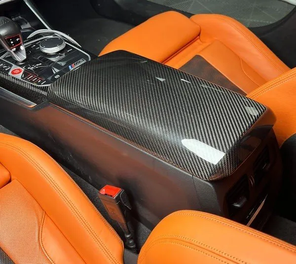 BMW Carbon Fiber Armrest Box Cover LHD G42G87/G20G21G28G80G81/G22G23G26G82G28 – another view