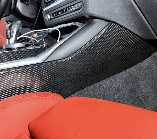 BMW G20 G22 LCI Carbon Fiber Center Console Cover — image 3 of 5