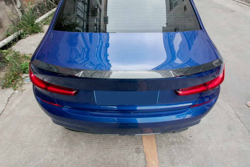 G80 M4 style dry carbon spoiler — image 1 of 16