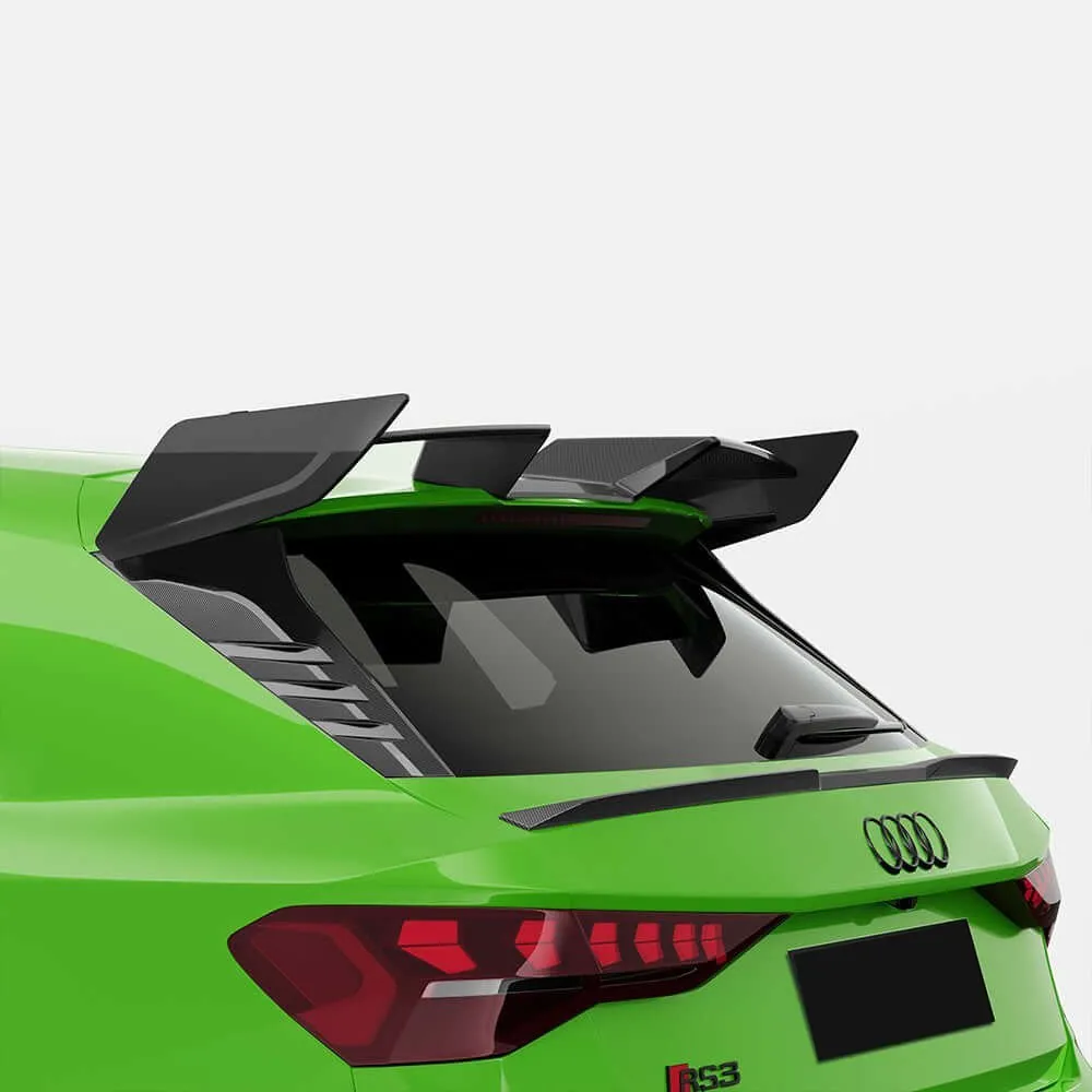 AUDI RS3 Sportback 8Y Top Spoiler In Prepreg Carbon Fiber *EXCLUSIVE DESIGN* — image 2 of 14