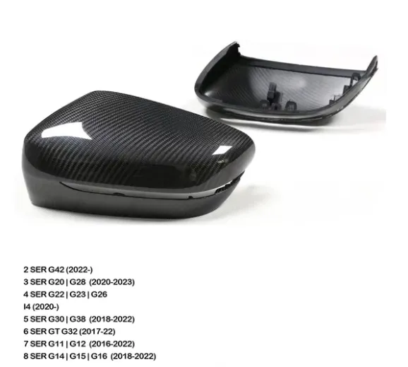 BMW G20 G22 Carbon Fiber Mirror Caps — image 5 of 5