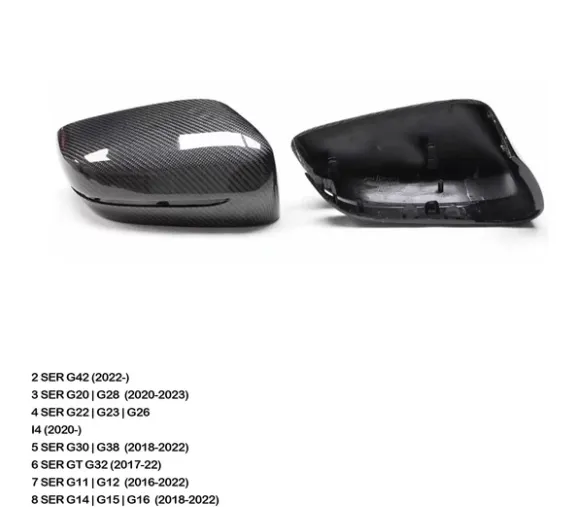 BMW G20 G22 Carbon Fiber Mirror Caps — image 3 of 5