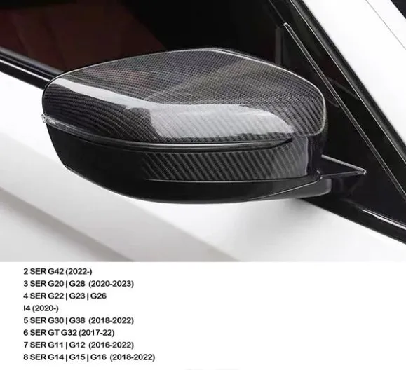 BMW G20 G22 Carbon Fiber Mirror Caps
