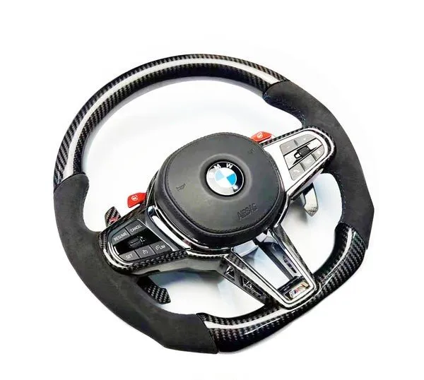 BMW G80/G81/G82/G83/87 G20 G30 Carbon Fiber Steering Wheel New style CS — image 4 of 5