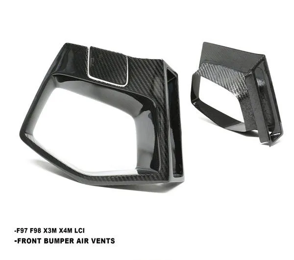 BMW F97 F98 X3M X4M LCI Carbon Fiber Air ducts vents