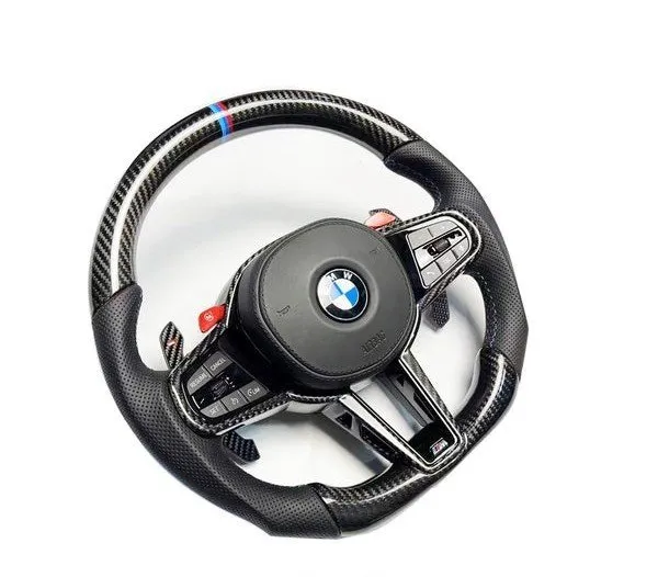 BMW G80/G81/G82/G83/87 G20 G30 Carbon Fiber Steering Wheel New style CS — image 3 of 5