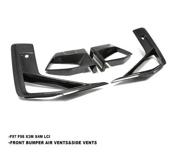 BMW F97 F98 X3M X4M LCI Carbon Fiber Air ducts vents — image 4 of 5