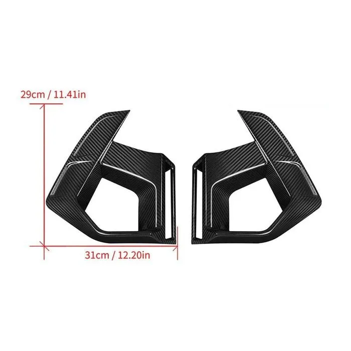 X3M F97 LCI SQ Style Prepreg Carbon Fiber Front Air Vent — image 9 of 16