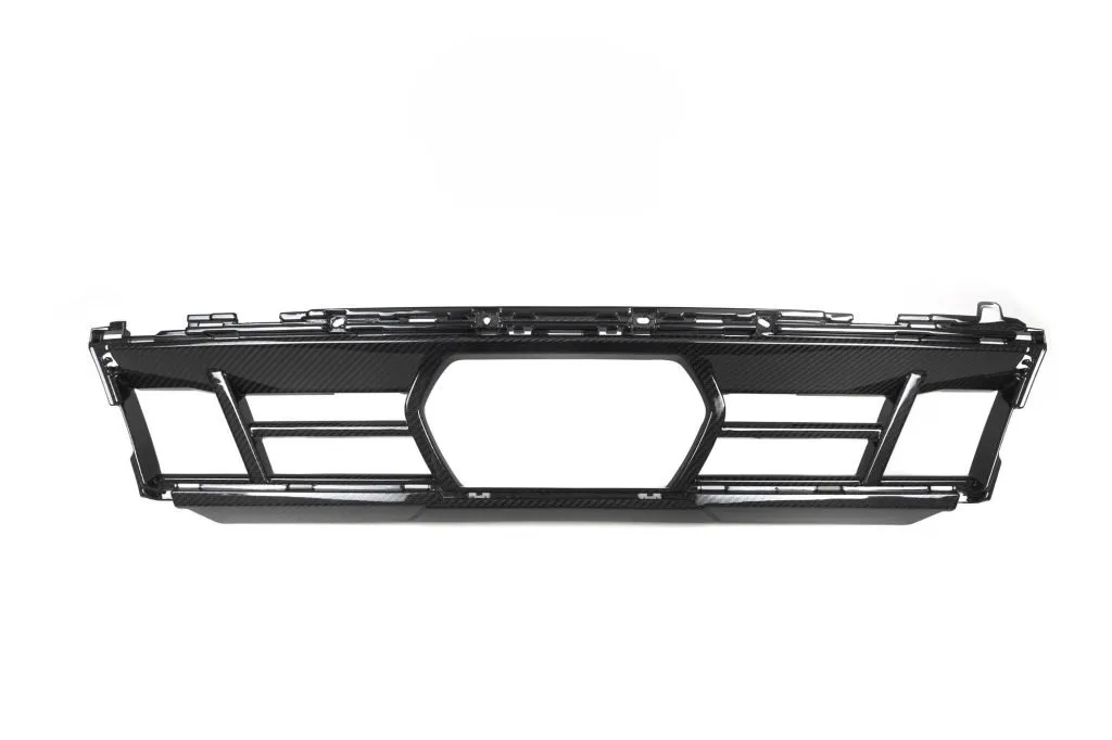 G05 X5 LCI SQ Style Dry Carbon Front Bumper Center Trim — image 1 of 6