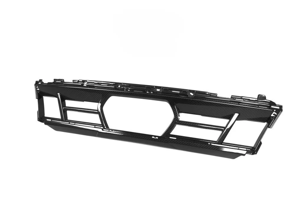 G05 X5 LCI SQ Style Dry Carbon Front Bumper Center Trim — image 4 of 6
