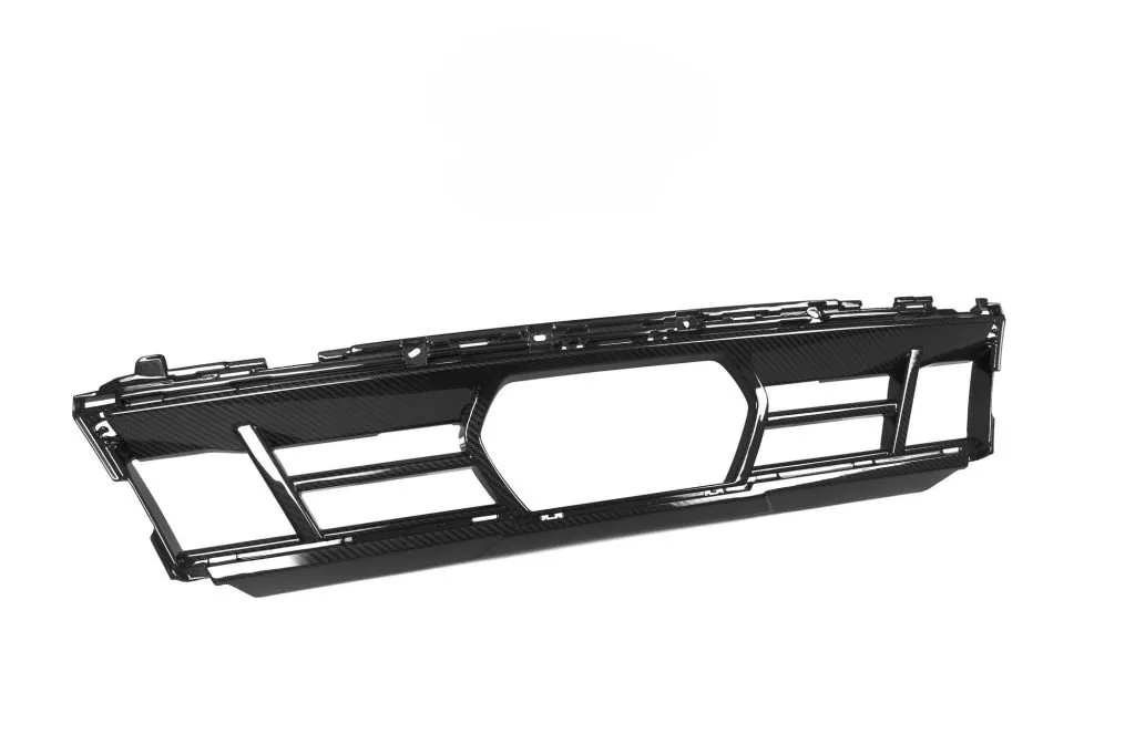 G05 X5 LCI SQ Style Dry Carbon Front Bumper Center Trim — image 3 of 6