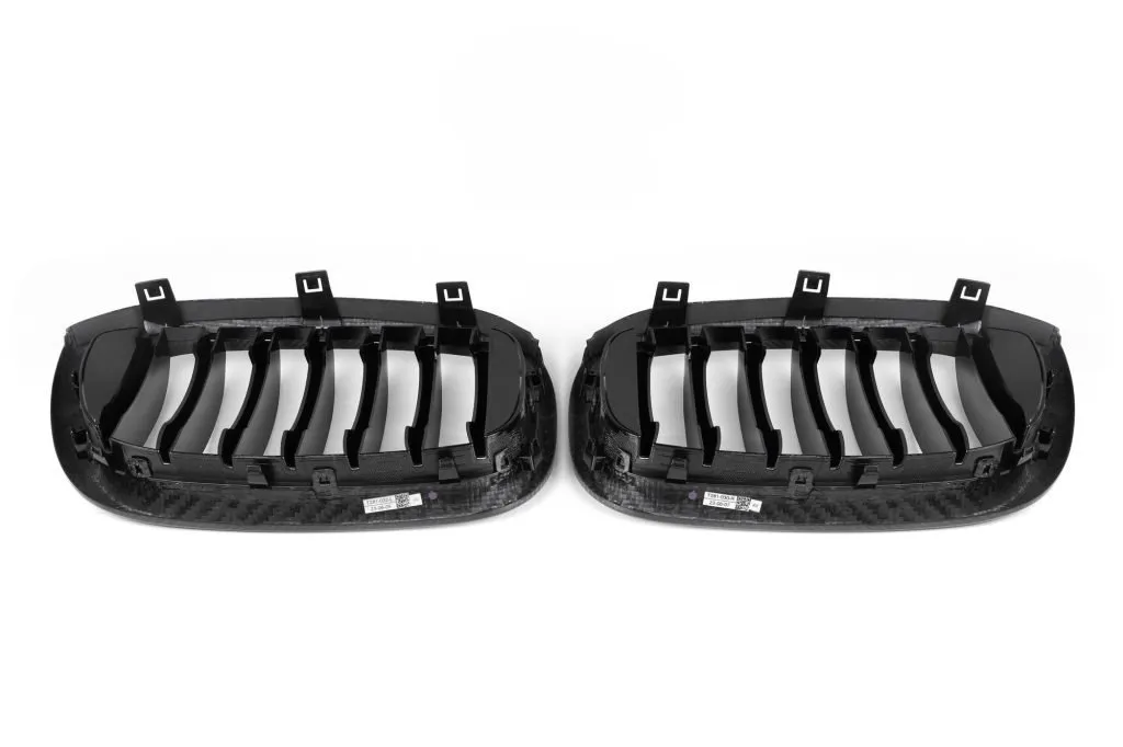 F97/F98 X3M X4M Pre-LCI Single Slat Dry Carbon Grills — image 2 of 6
