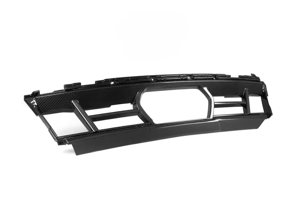 G05 X5 LCI SQ Style Dry Carbon Front Bumper Center Trim — image 2 of 6