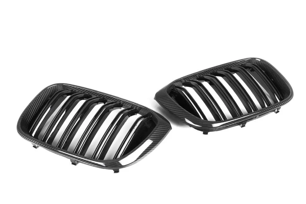 F97 F98 PRE-LCI Dual Slat Dry carbon Fiber Grill — image 5 of 7