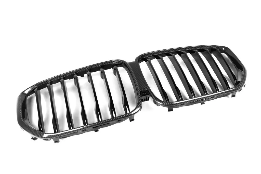 BMW X5 G05 LCI Single Slat Prepreg Carbon Fiber Front Grill — image 5 of 9