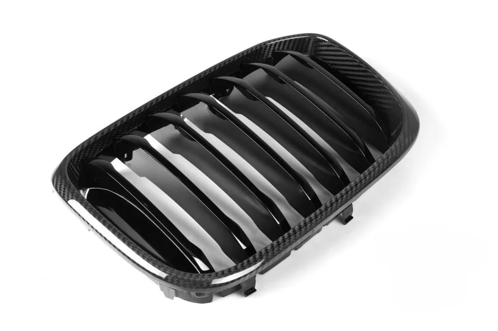 F97/F98 X3M X4M Pre-LCI Single Slat Dry Carbon Grills — image 4 of 6