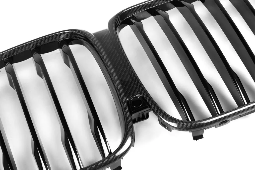 BMW X5 G05 LCI Single Slat Prepreg Carbon Fiber Front Grill — image 7 of 9