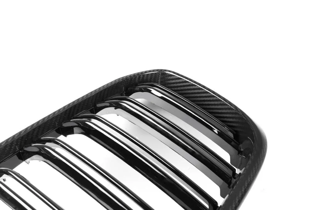 F97 F98 PRE-LCI Dual Slat Dry carbon Fiber Grill — image 3 of 7