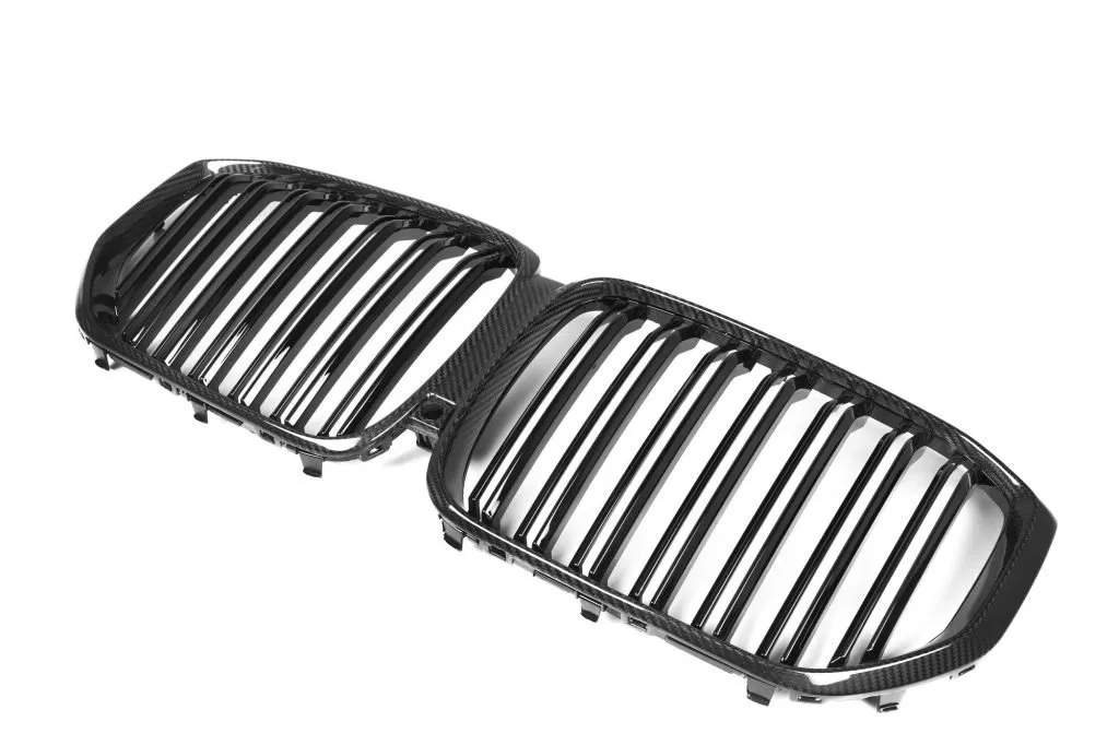 BMW X5 G05 LCI Dual Slat Prepreg Carbon Fiber Front Grill — image 7 of 8
