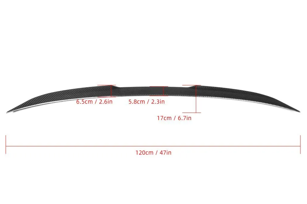 G82 OEM Style Dry Carbon Spoiler — image 3 of 13